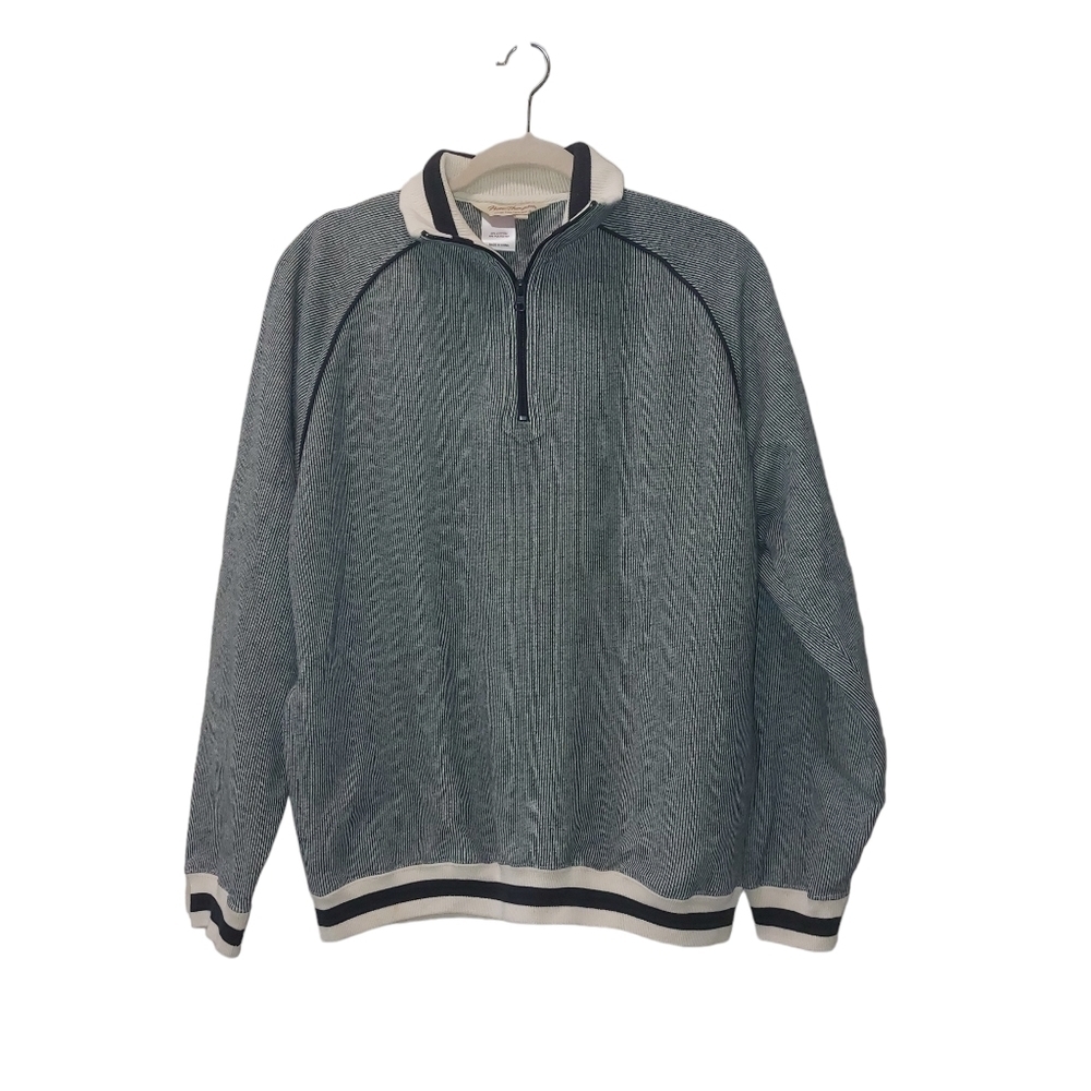 Norm Thompson Mens Long Sleeve Front Zip Pullover